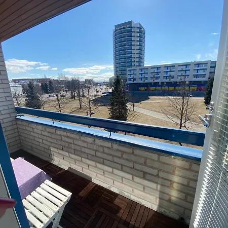 Διαμέρισμα Kiva 1-4hloe, 500m Keskustaan, Parkkipaikka Όουλου